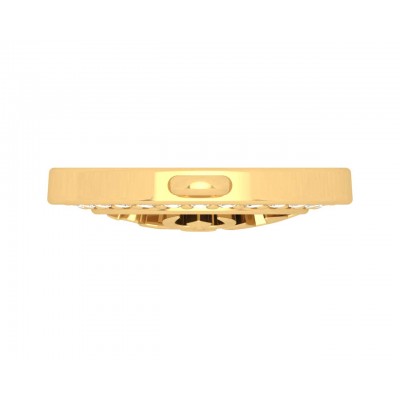 Allah 12mm charm in hallmarked Gold with round brilliant diamonds